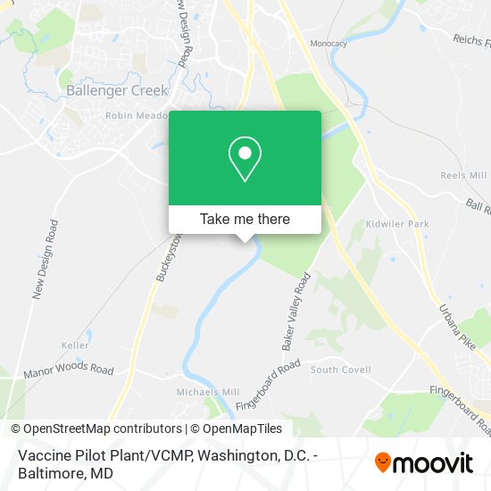 Mapa de Vaccine Pilot Plant/VCMP