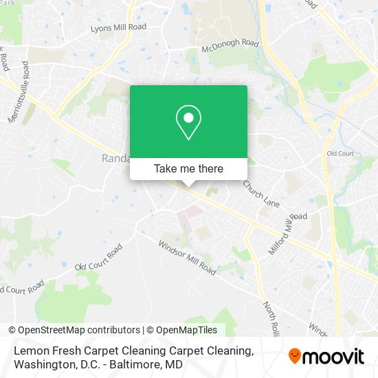 Mapa de Lemon Fresh Carpet Cleaning Carpet Cleaning