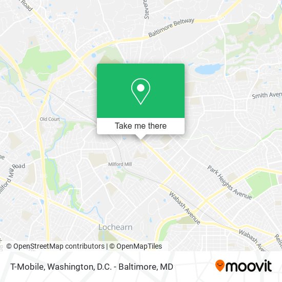 T-Mobile map