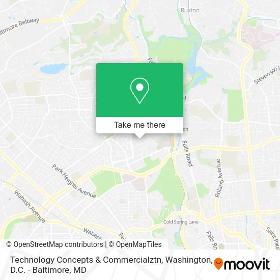 Technology Concepts & Commercialztn map