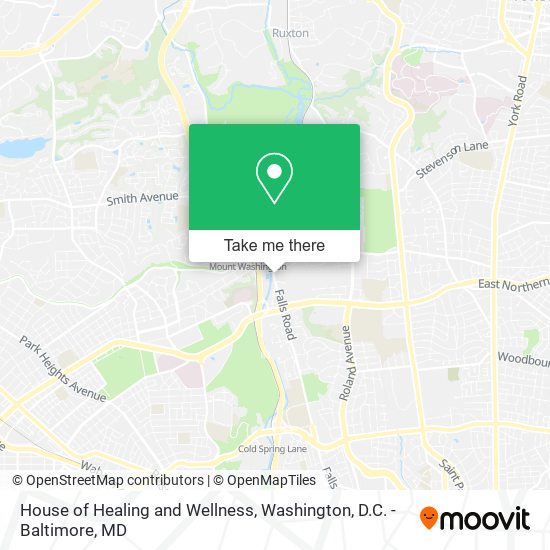 House of Healing and Wellness map