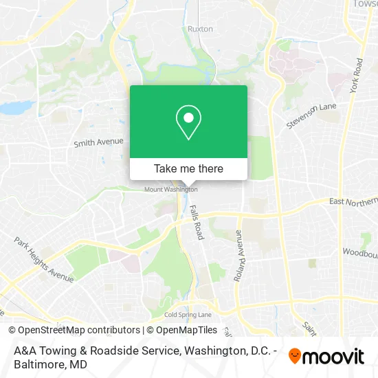 Mapa de A&A Towing & Roadside Service