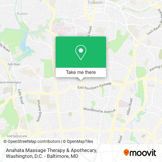 Anahata Massage Therapy & Apothecary map
