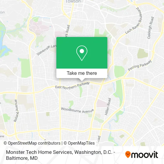 Monster Tech Home Services map
