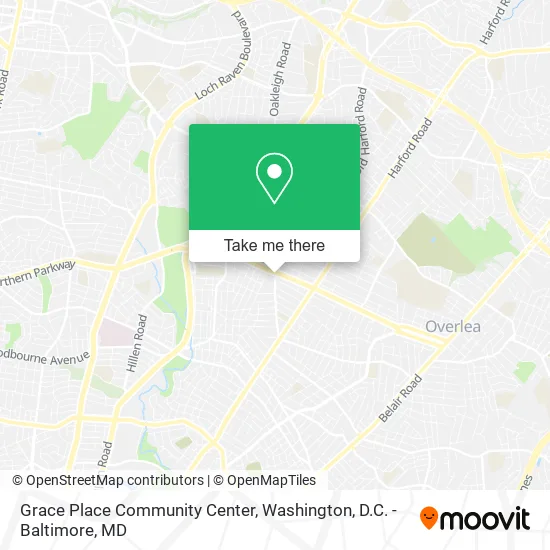 Mapa de Grace Place Community Center
