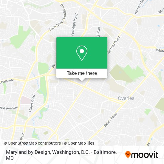 Mapa de Maryland by Design