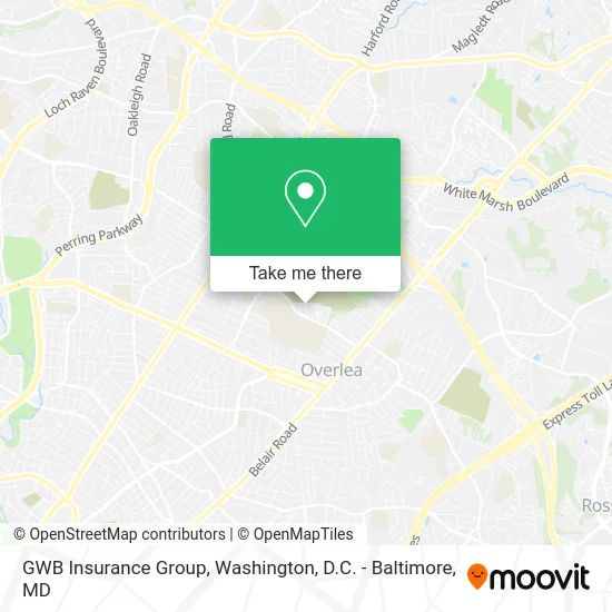 GWB Insurance Group map