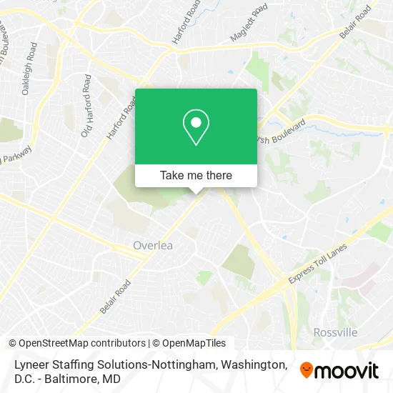 Mapa de Lyneer Staffing Solutions-Nottingham