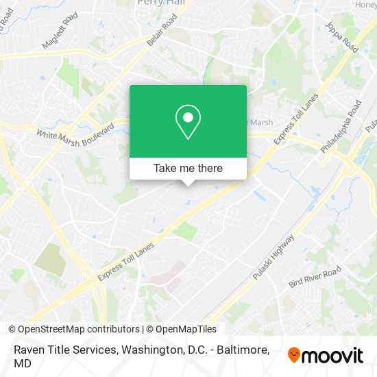 Raven Title Services map