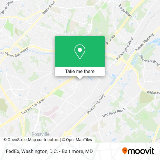 Mapa de FedEx