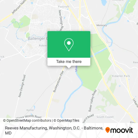 Reeves Manufacturing map