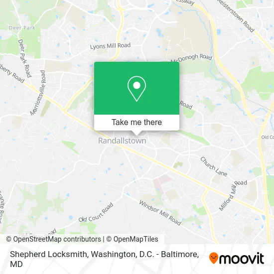 Shepherd Locksmith map