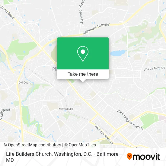 Life Builders Church map