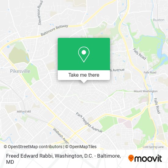 Mapa de Freed Edward Rabbi