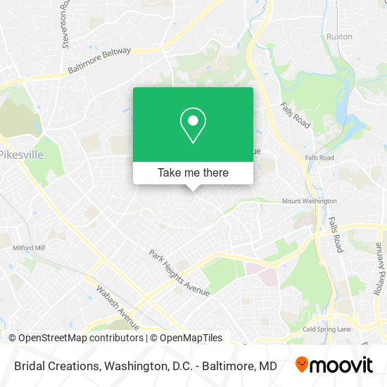 Bridal Creations map