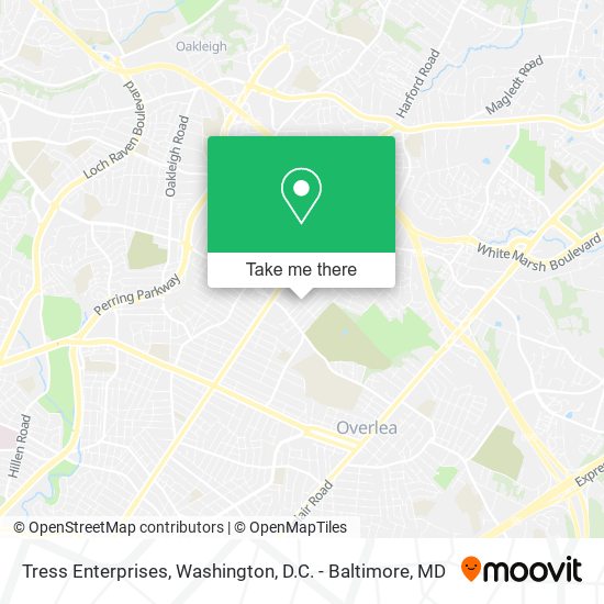 Tress Enterprises map