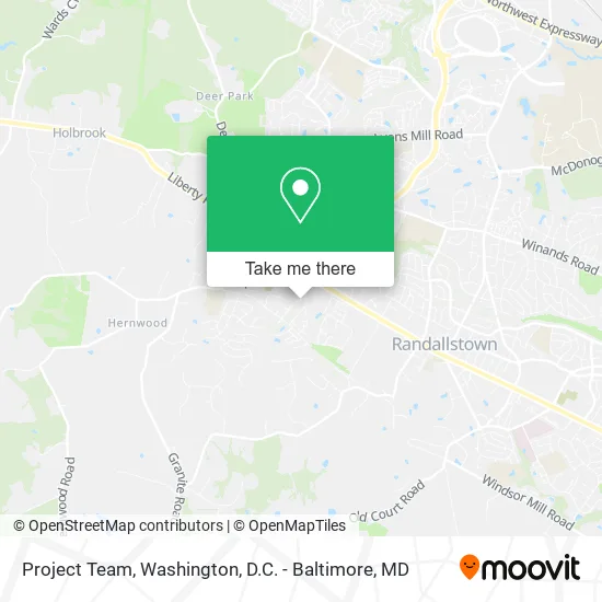 Project Team map