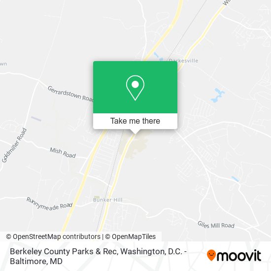 Mapa de Berkeley County Parks & Rec