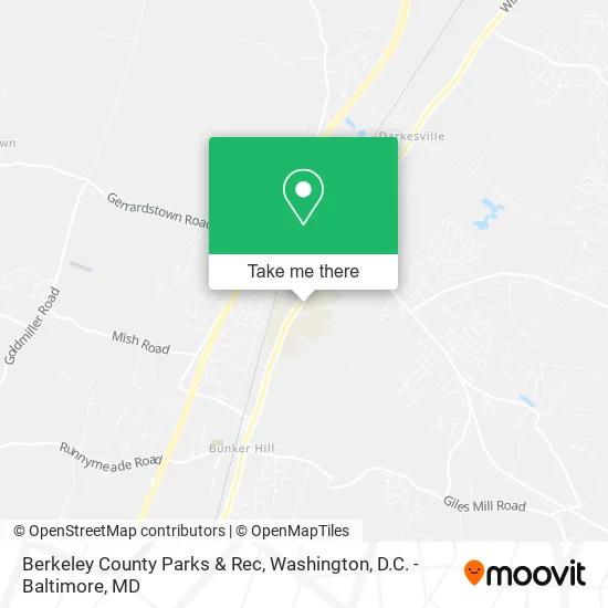 Berkeley County Parks & Rec map