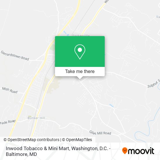 Inwood Tobacco & Mini Mart map