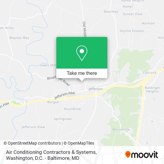 Mapa de Air Conditioning Contractors & Systems