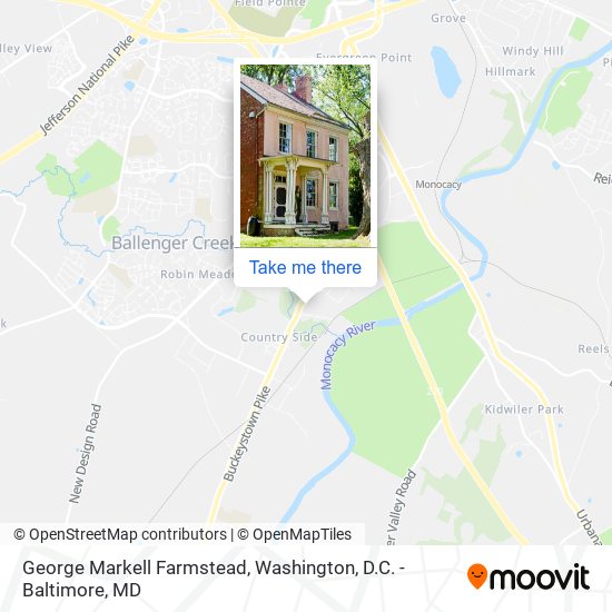 Mapa de George Markell Farmstead