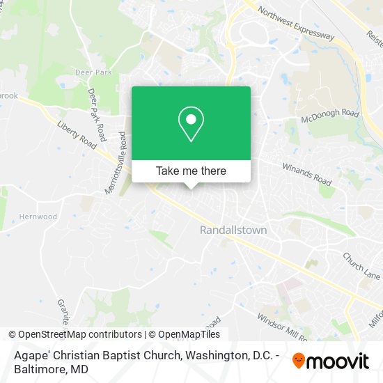 Agape' Christian Baptist Church map