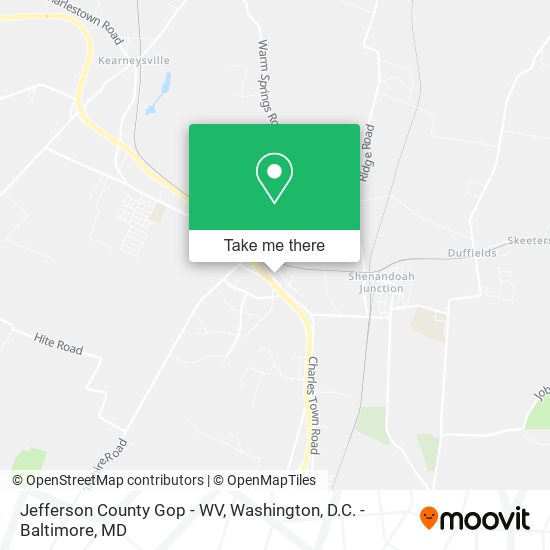 Jefferson County Gop - WV map