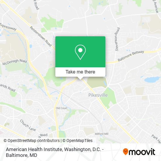 American Health Institute map