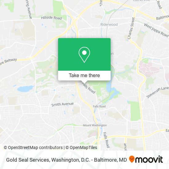 Gold Seal Services map