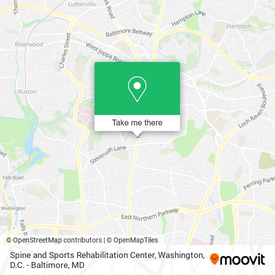 Mapa de Spine and Sports Rehabilitation Center