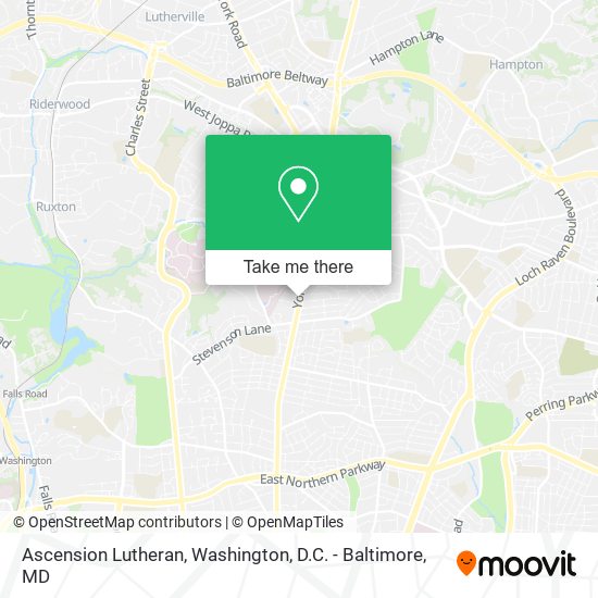Ascension Lutheran map