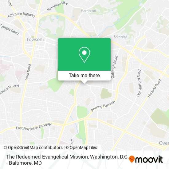 The Redeemed Evangelical Mission map