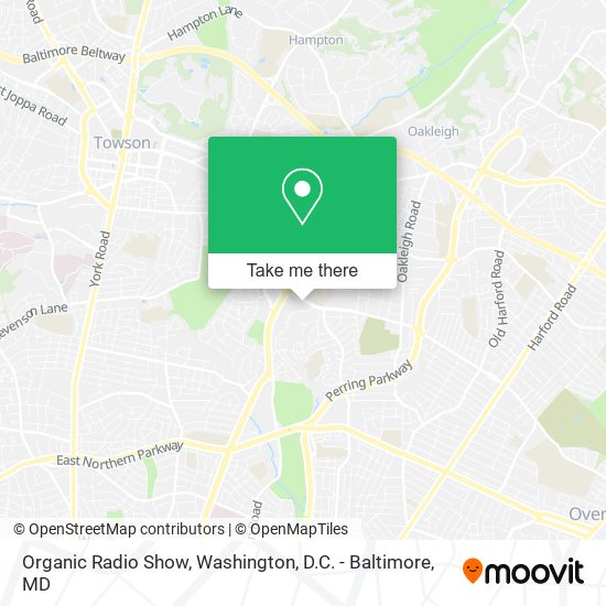 Organic Radio Show map