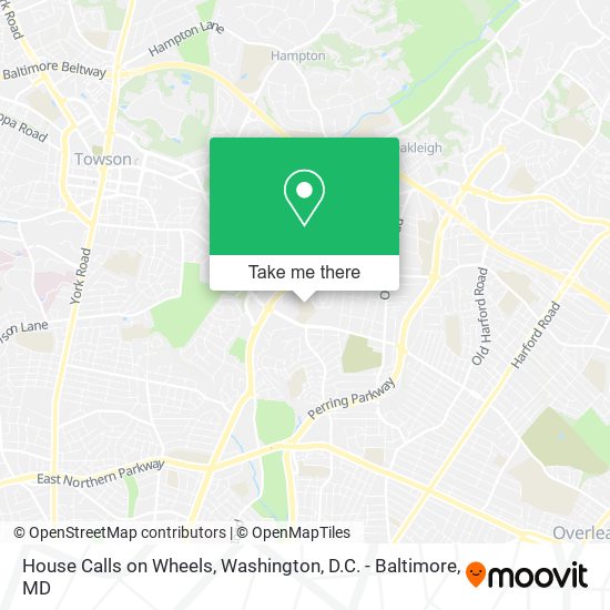 Mapa de House Calls on Wheels