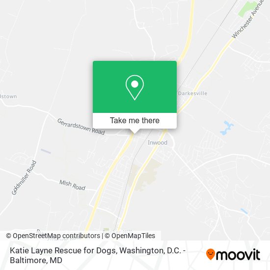 Katie Layne Rescue for Dogs map