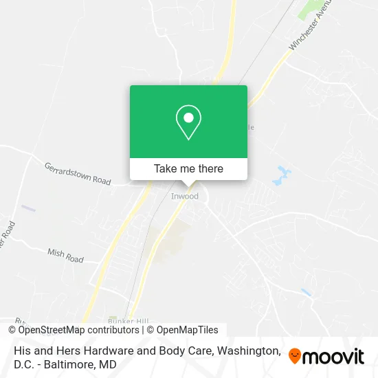 His and Hers Hardware and Body Care map