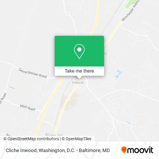 Cliche Inwood map