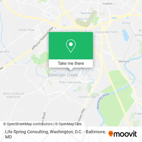 Life Spring Consulting map