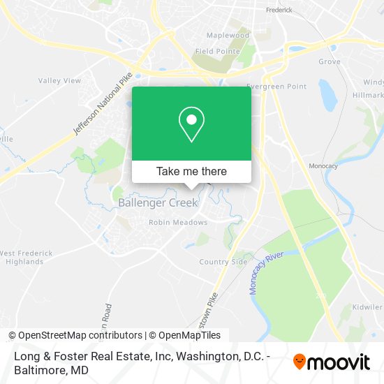 Mapa de Long & Foster Real Estate, Inc
