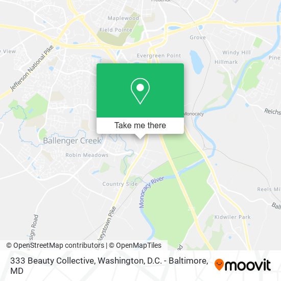 333 Beauty Collective map