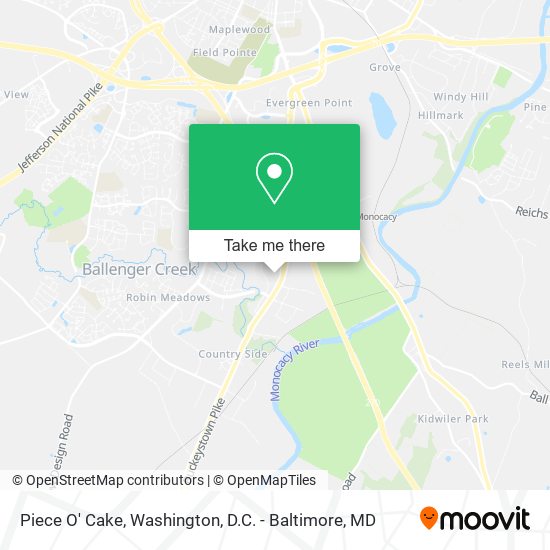 Piece O' Cake map