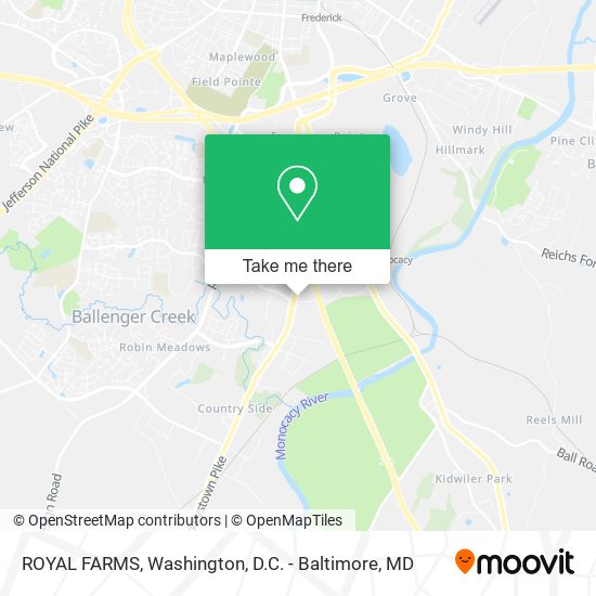 ROYAL FARMS map