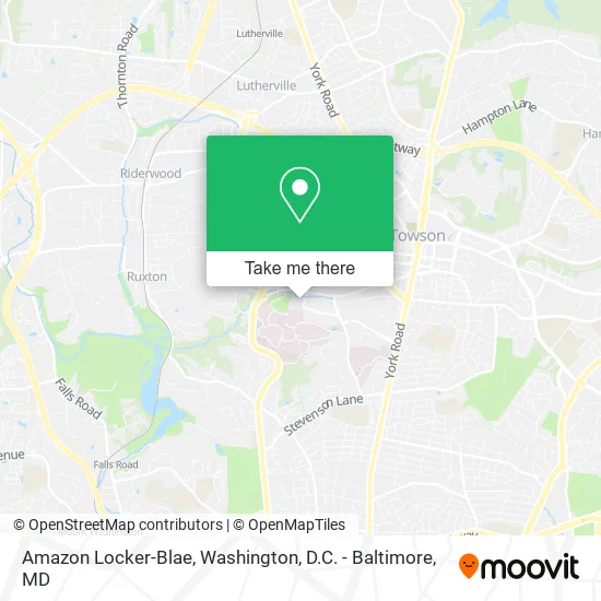 Amazon Locker-Blae map
