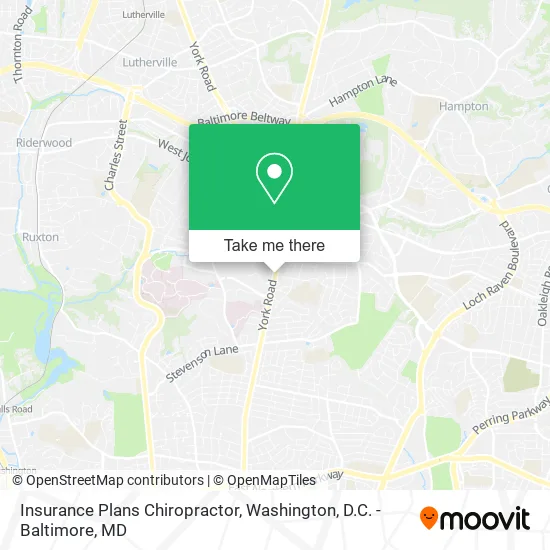 Insurance Plans Chiropractor map