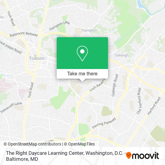 The Right Daycare Learning Center map