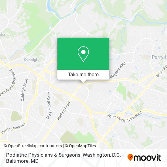 Podiatric Physicians & Surgeons map