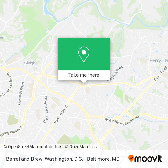 Mapa de Barrel and Brew
