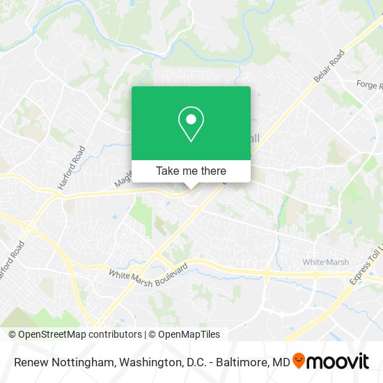 Mapa de Renew Nottingham