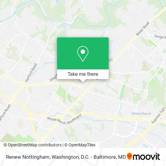 Renew Nottingham map